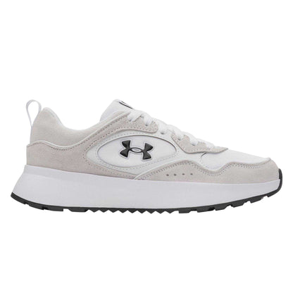 White-Grey-Black - Front - Under Armour Womens-Ladies Mirage Low Cut Trainers