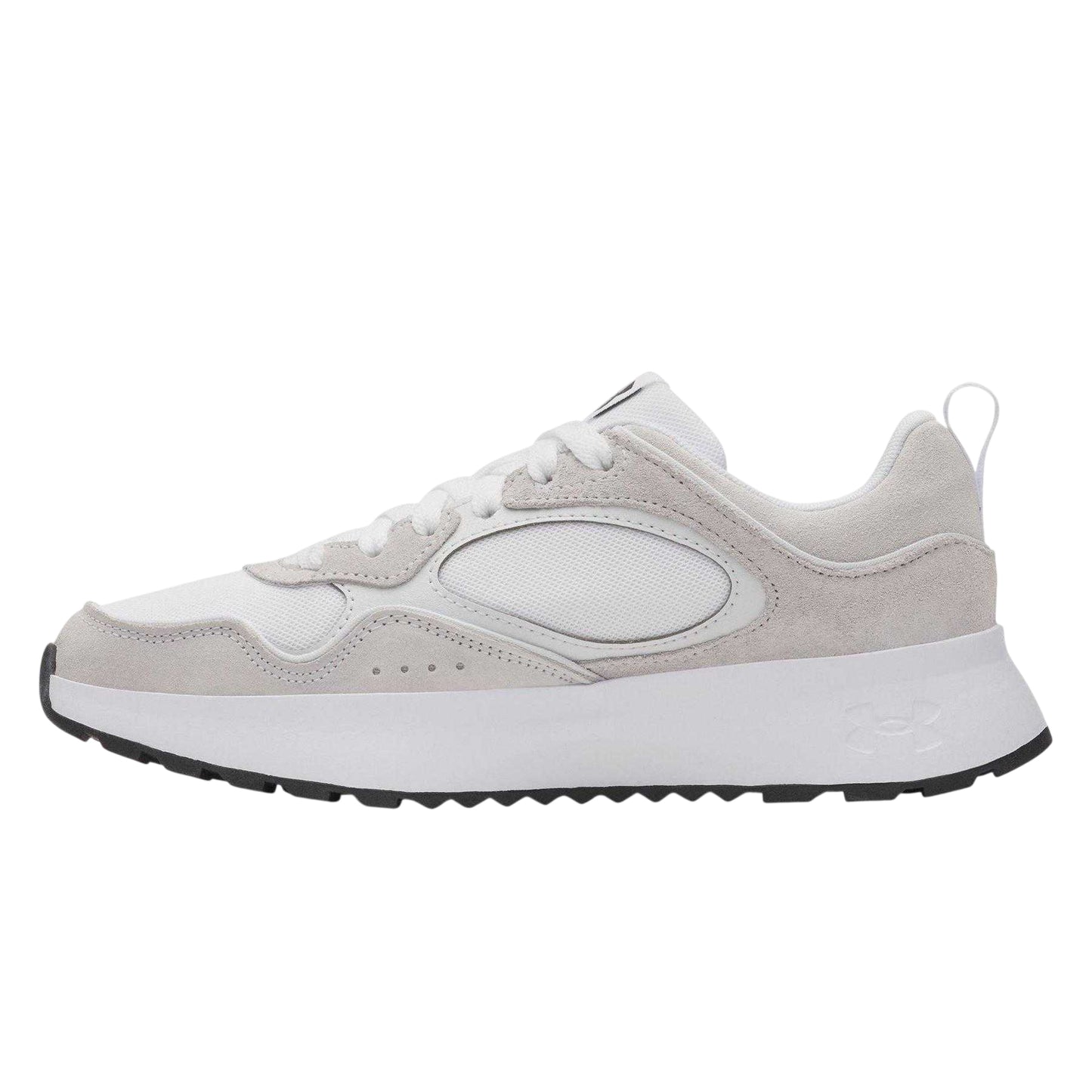 White-Grey-Black - Back - Under Armour Womens-Ladies Mirage Low Cut Trainers