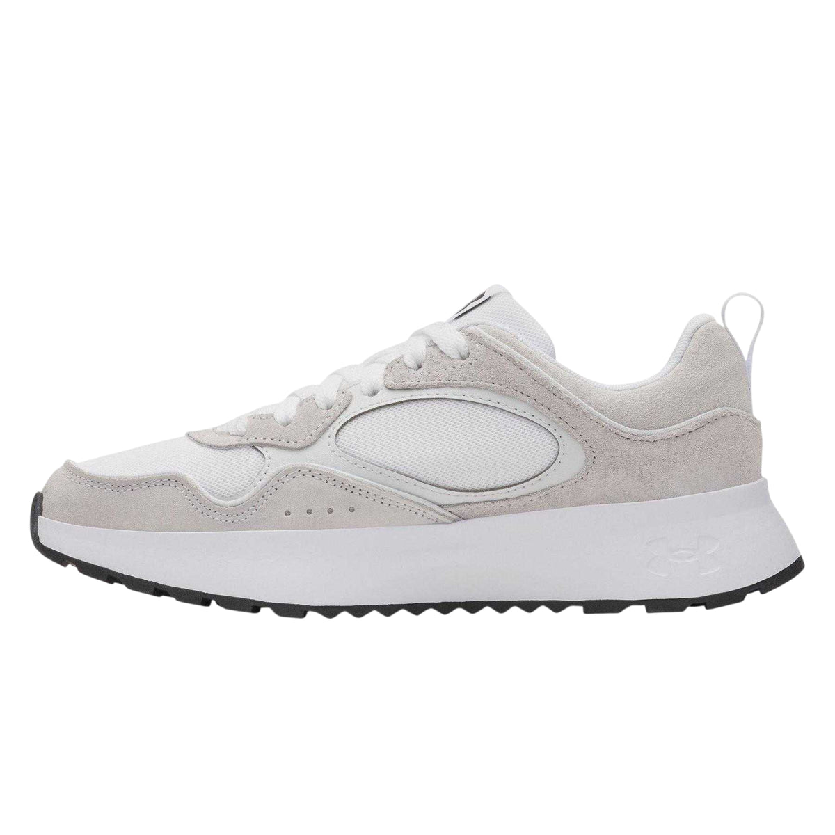 White-Grey-Black - Back - Under Armour Womens-Ladies Mirage Low Cut Trainers