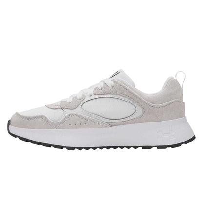 White-Grey-Black - Back - Under Armour Womens-Ladies Mirage Low Cut Trainers
