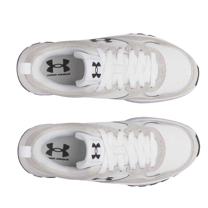 White-Grey-Black - Side - Under Armour Womens-Ladies Mirage Low Cut Trainers