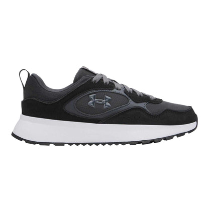 Black-Castle Grey-Anthracite Grey - Front - Under Armour Womens-Ladies Mirage Low Cut Trainers