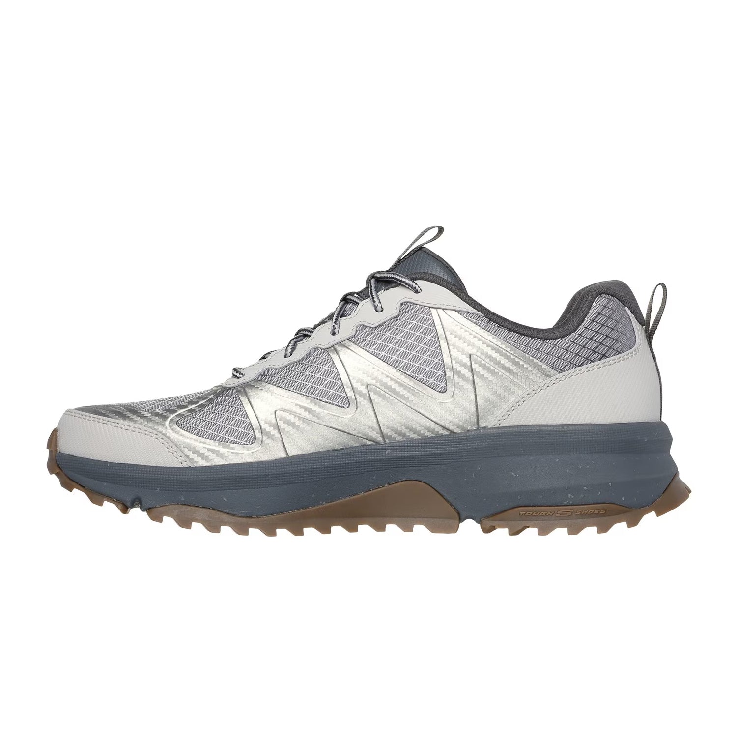 Grey - Back - Skechers Womens-Ladies Bionictrail Walking Shoes