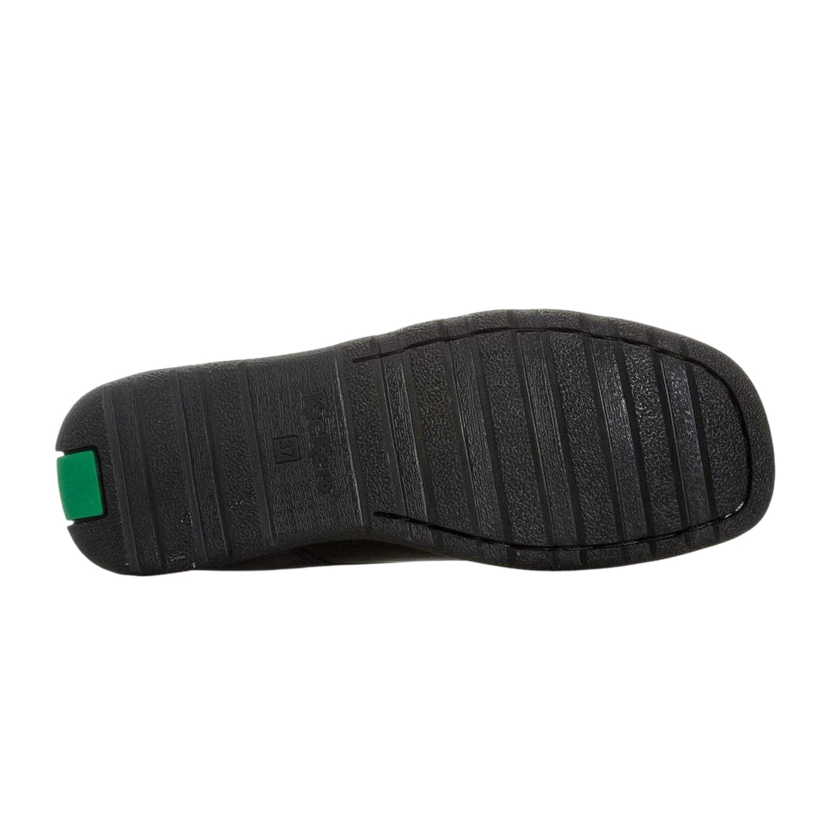 Black - Pack Shot - Kickers Boys Fragma Leather Lace Up School Shoes