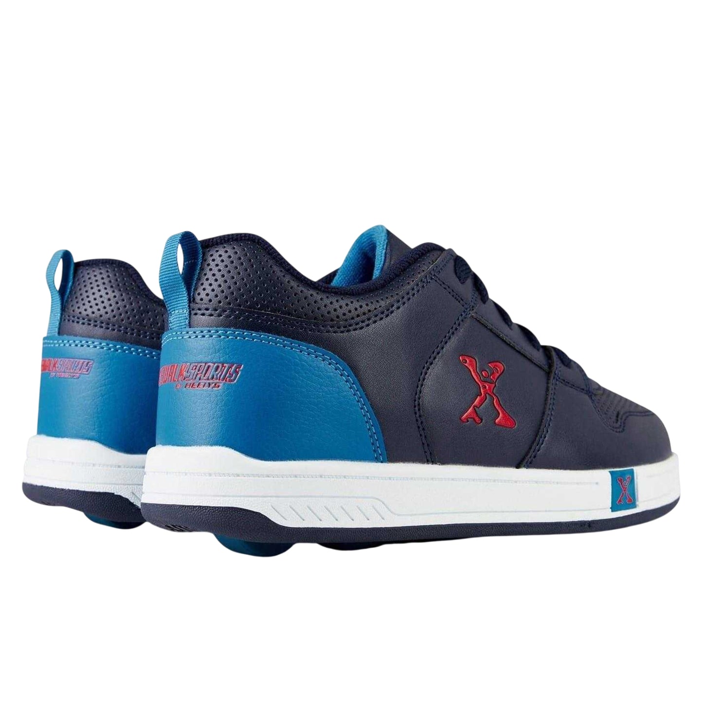 Blue - Back - Sidewalk Sport Childrens-Kids Street Lace Up Trainers