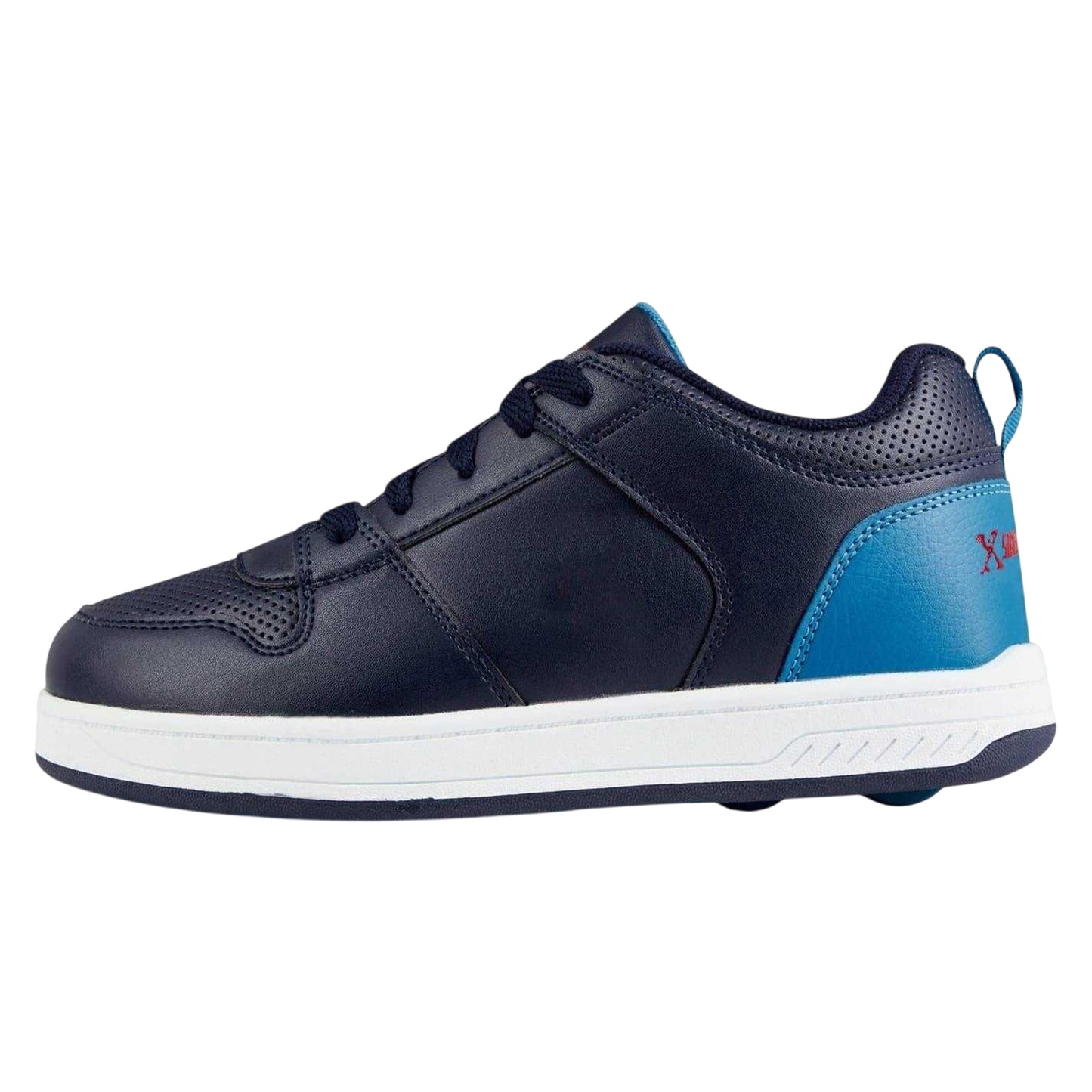 Blue - Side - Sidewalk Sport Childrens-Kids Street Lace Up Trainers