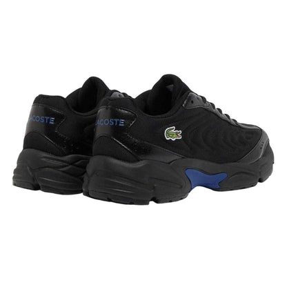 Black-Blue - Back - Lacoste Mens Storm 96 2K Chunky Sole Trainers