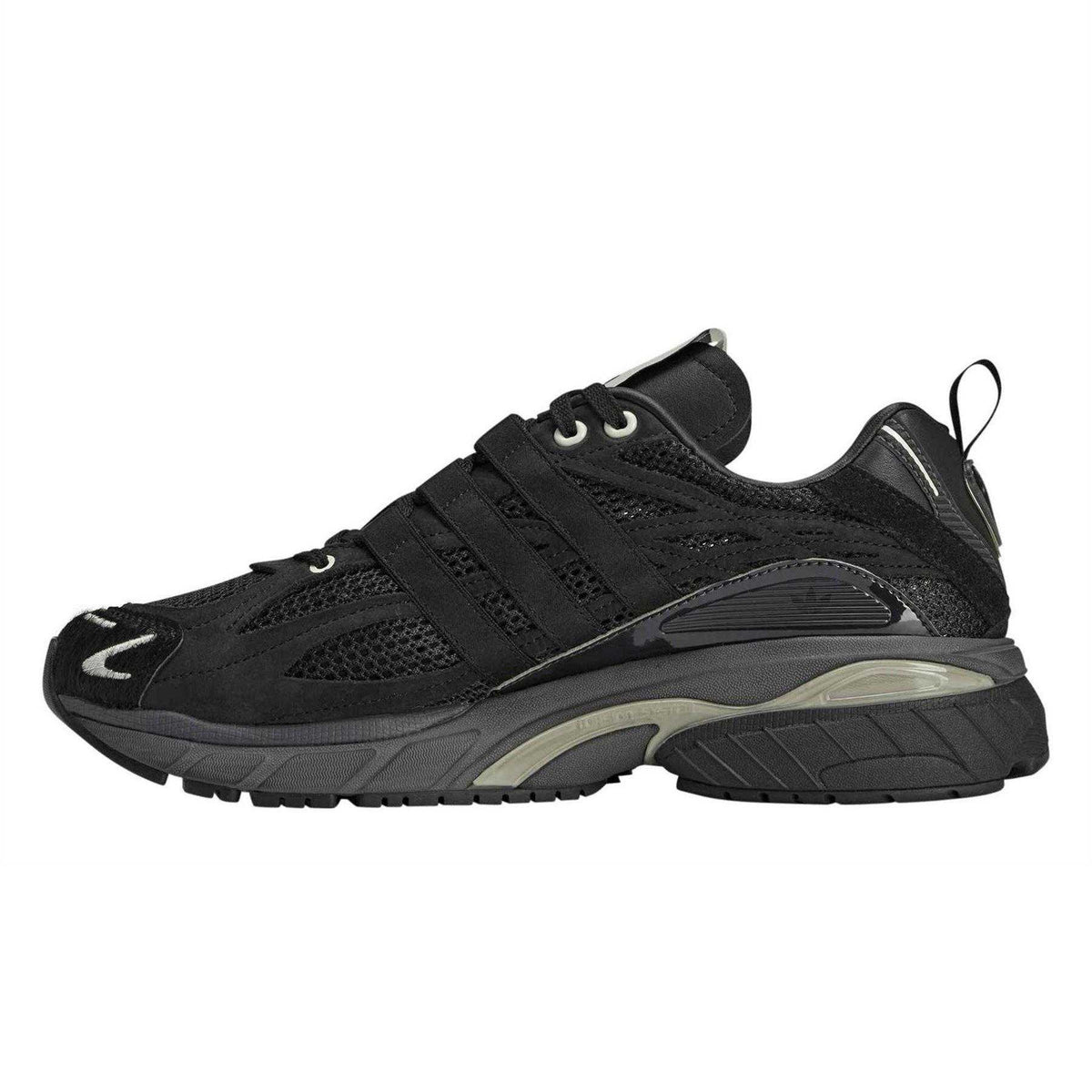Black - Side - Adidas Mens Song For The Mute Leather Cushioned Trainers