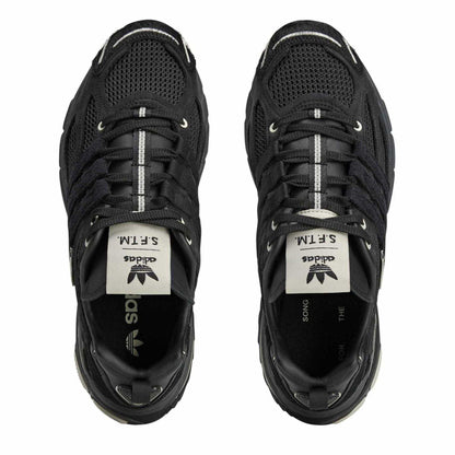 Black - Pack Shot - Adidas Mens Song For The Mute Leather Cushioned Trainers
