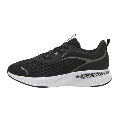 Black - Back - Puma Womens-Ladies Animal Print Softride Shoes