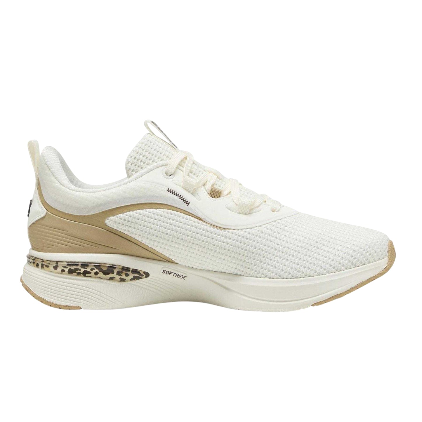 White - Front - Puma Womens-Ladies Animal Print Softride Shoes