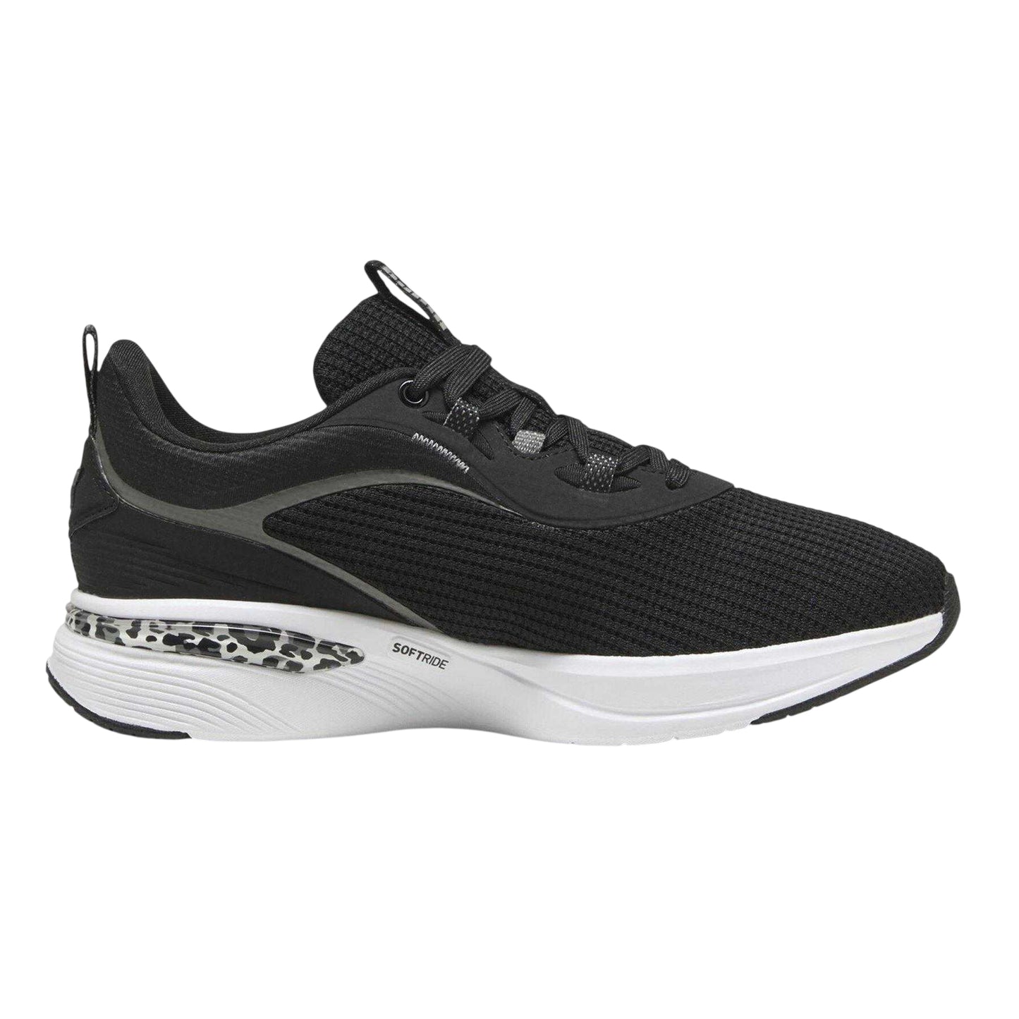 Black - Front - Puma Womens-Ladies Animal Print Softride Shoes