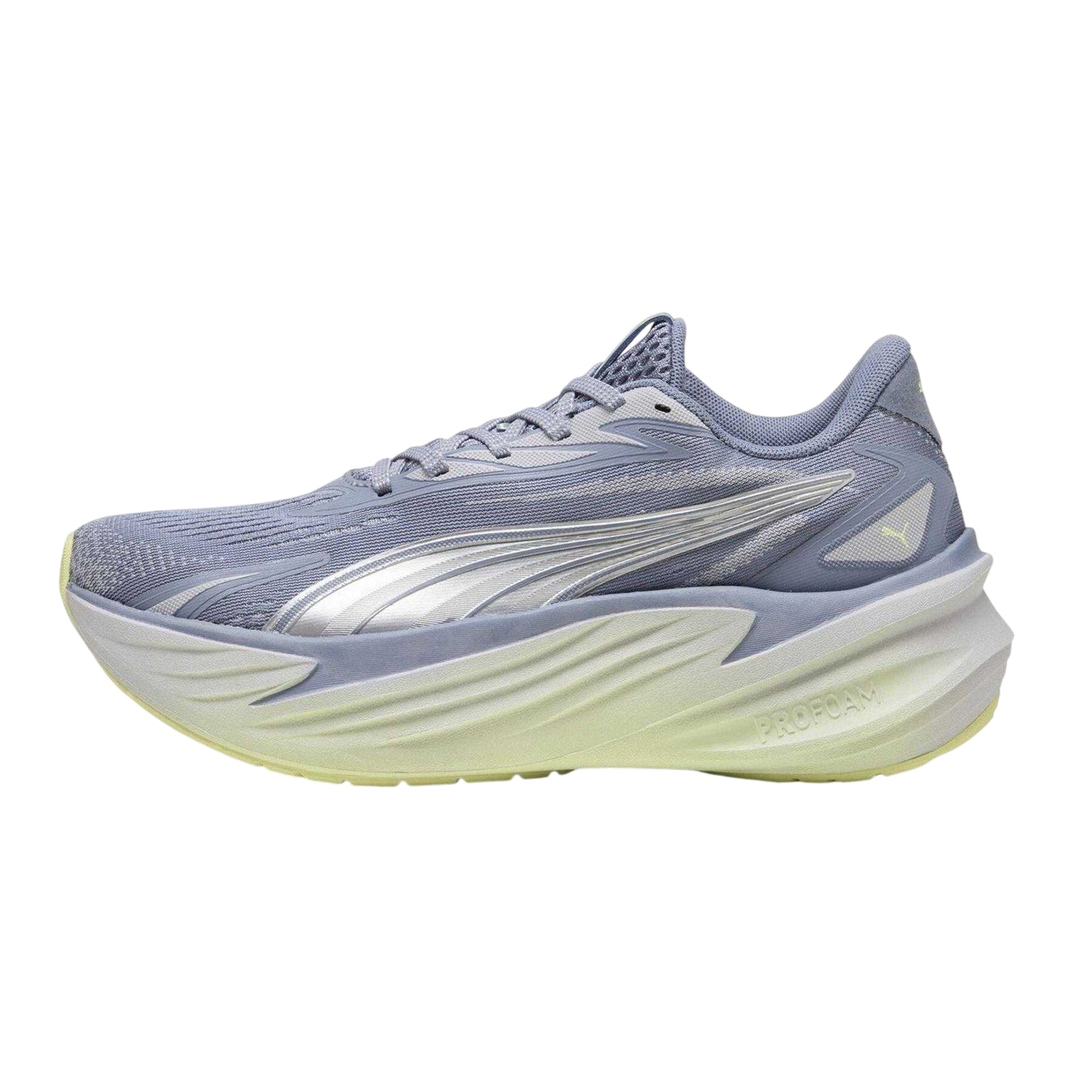 Silver-Green - Back - Puma Womens-Ladies Maxima Pro Trainers
