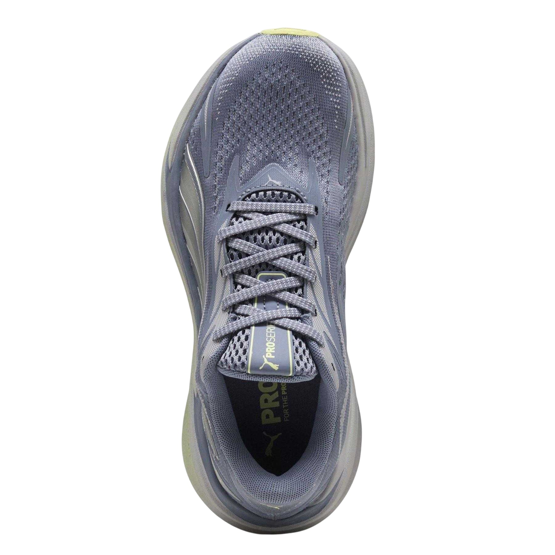 Silver-Green - Side - Puma Womens-Ladies Maxima Pro Trainers