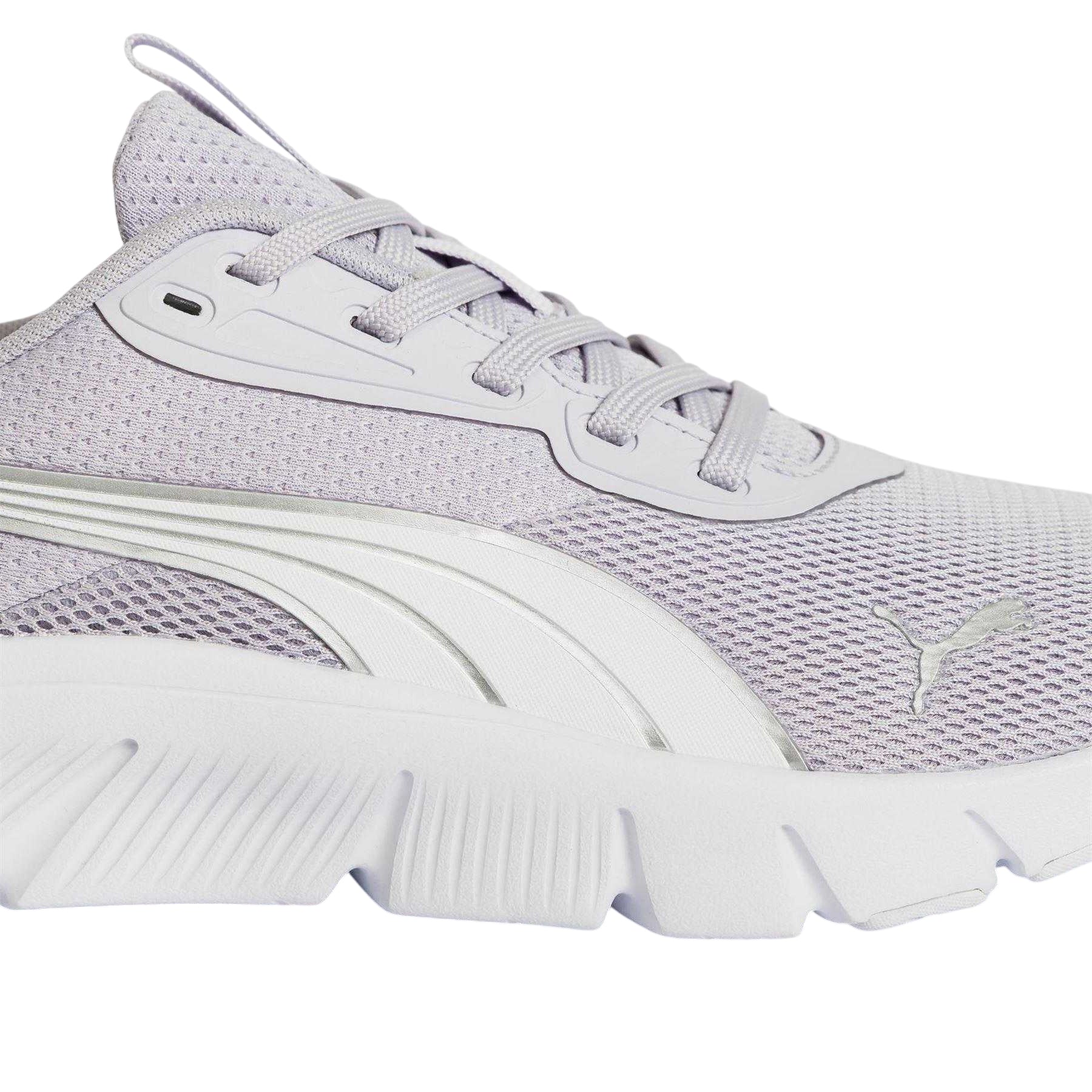 Lilac-White - Lifestyle - Puma Womens-Ladies Flex Focus Trainers