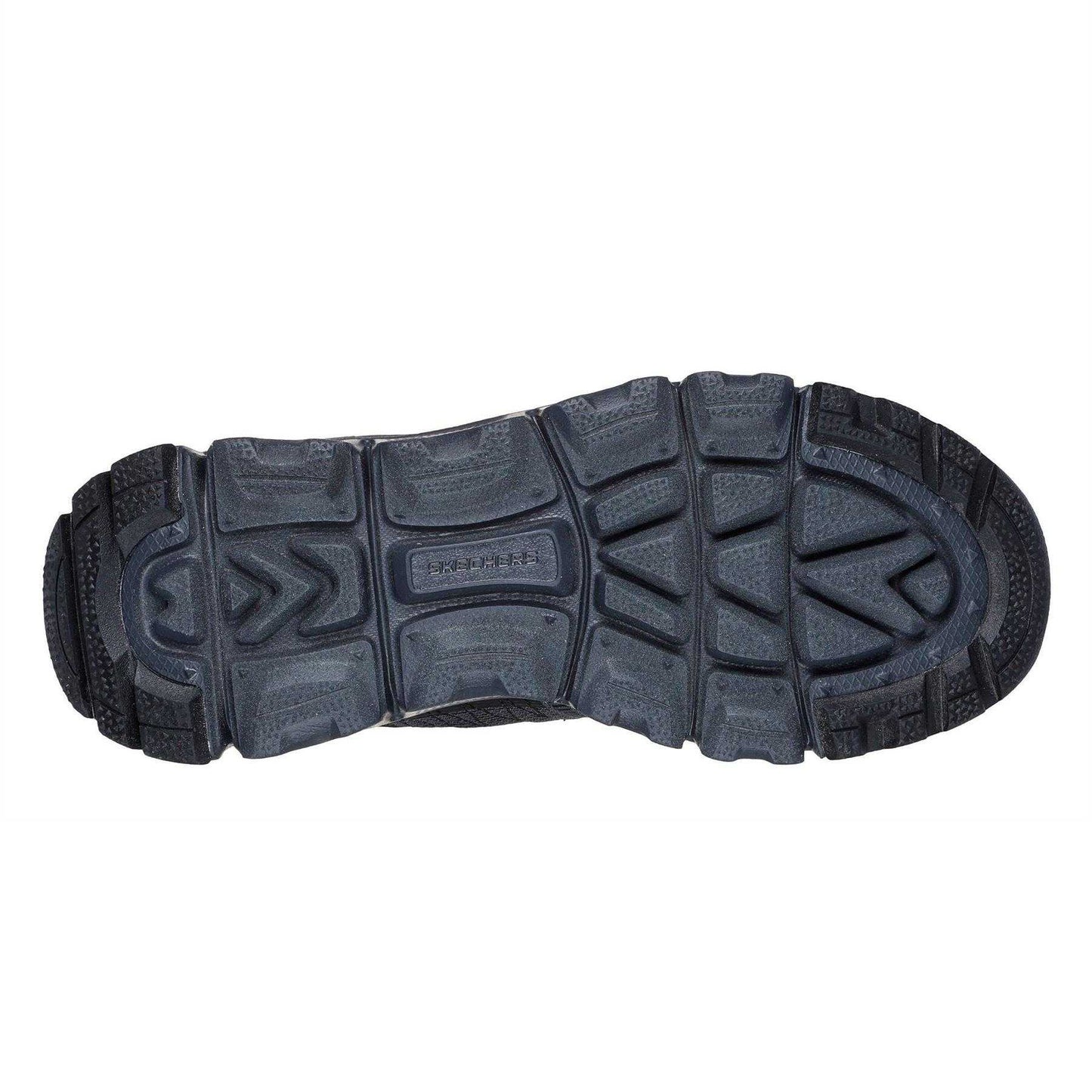 Charcoal-Black - Pack Shot - Skechers Womens-Ladies Hotmelt Lace Up Trainers