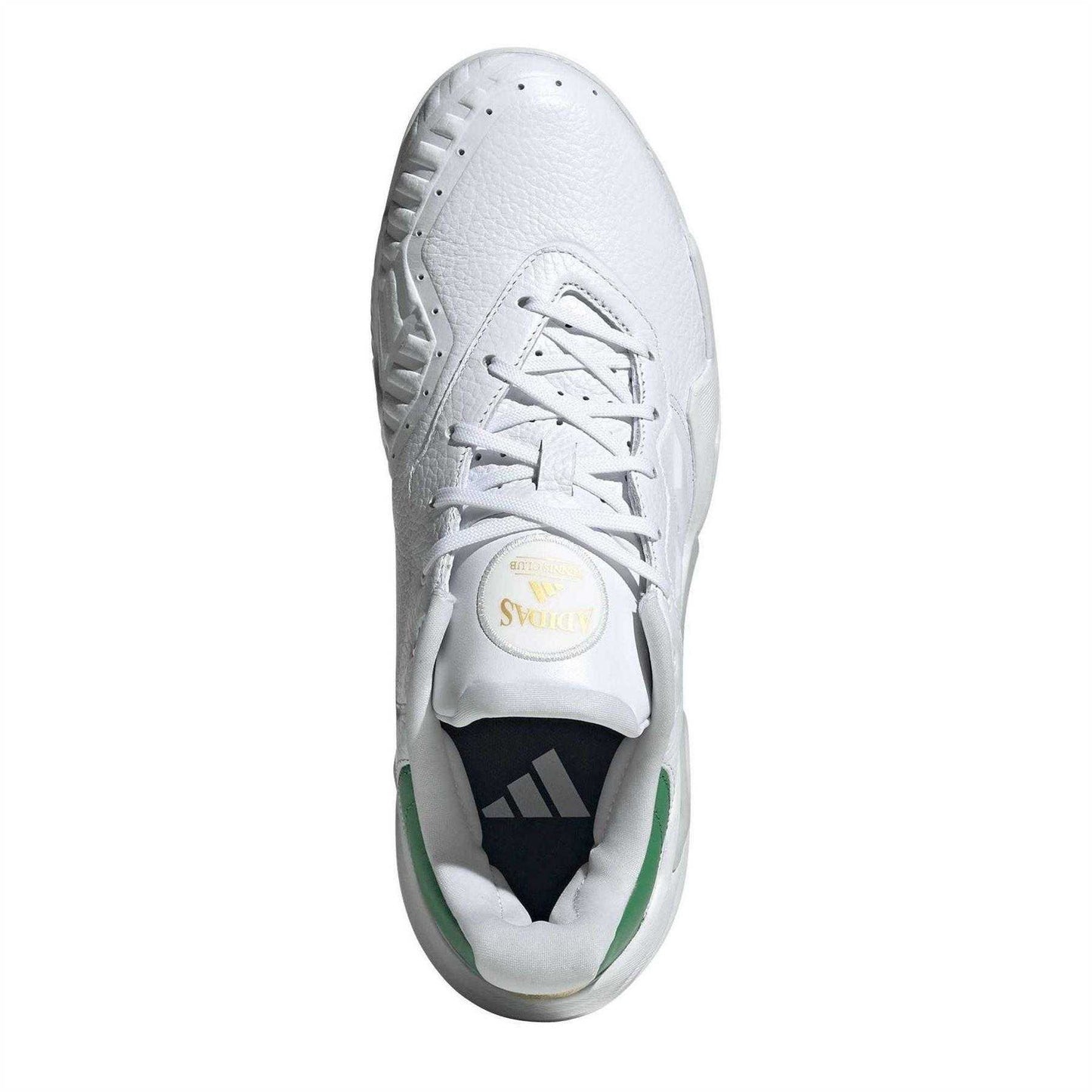 Gold-White-Green - Pack Shot - Adidas Mens Barricade 13 Lace Up Trainers