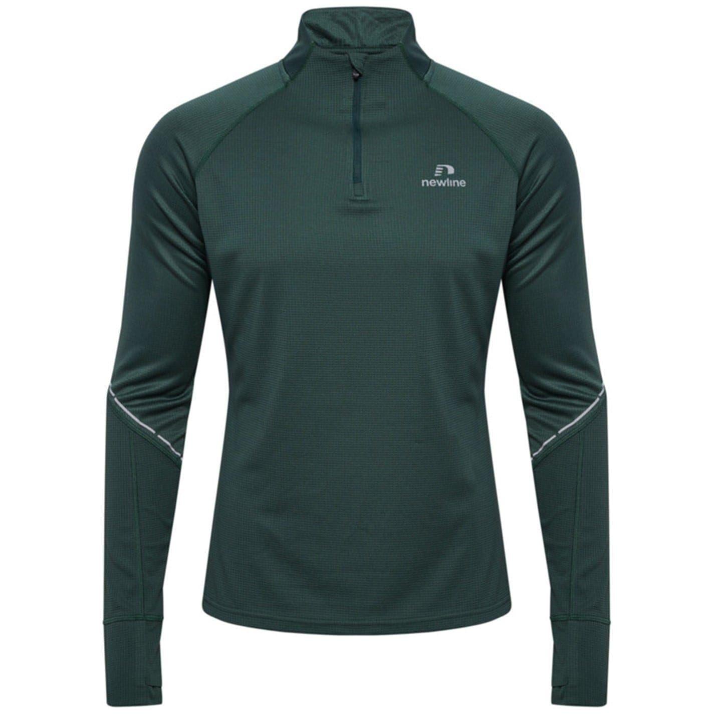 Green Gables - Front - Newline Mens Power Logo Half Zip Track Top
