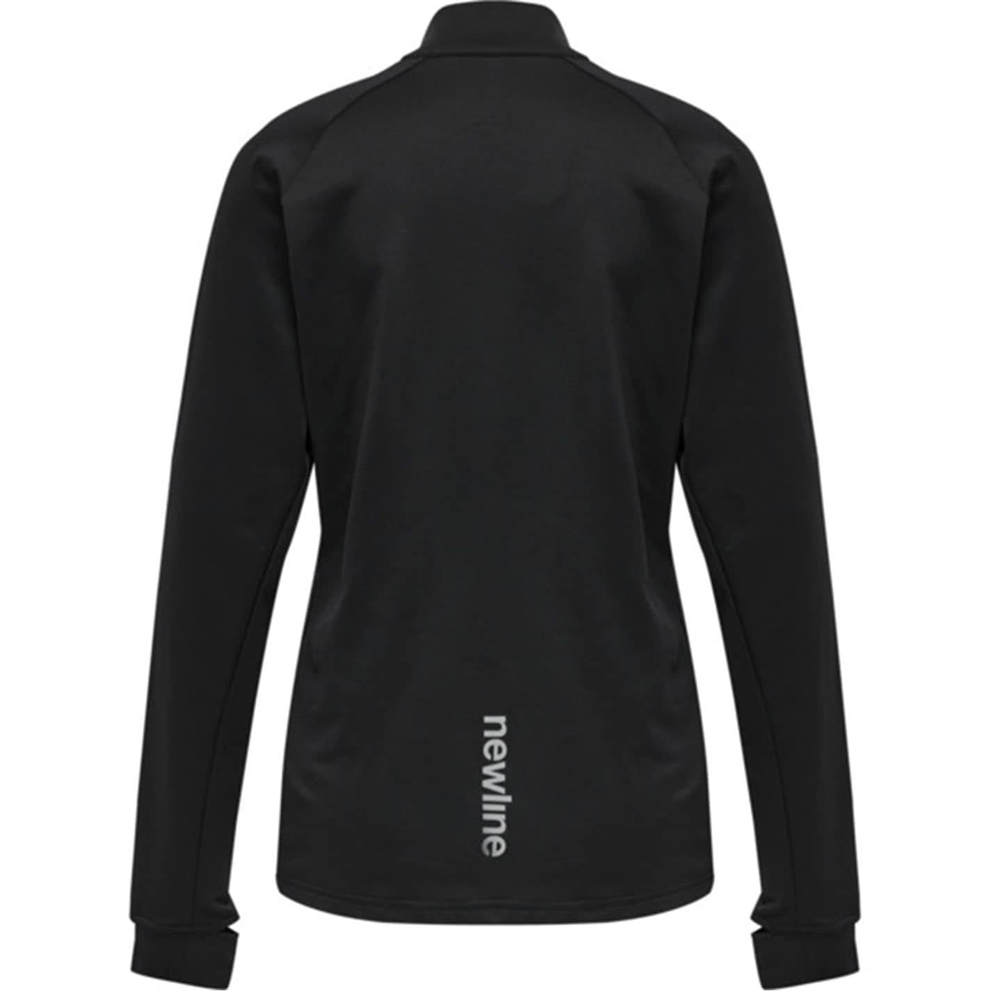 Black - Back - Newline Womens-Ladies Core Half Zip Track Top