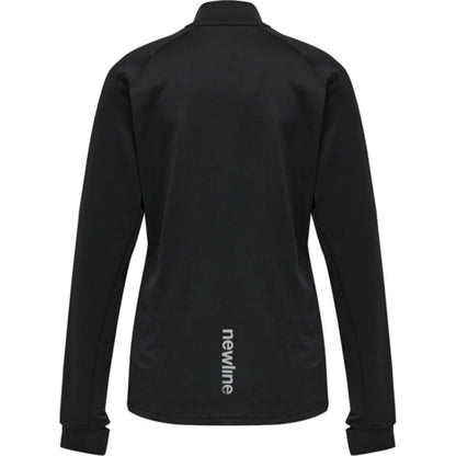 Black - Back - Newline Womens-Ladies Core Half Zip Track Top