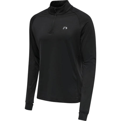 Black - Side - Newline Womens-Ladies Core Half Zip Track Top