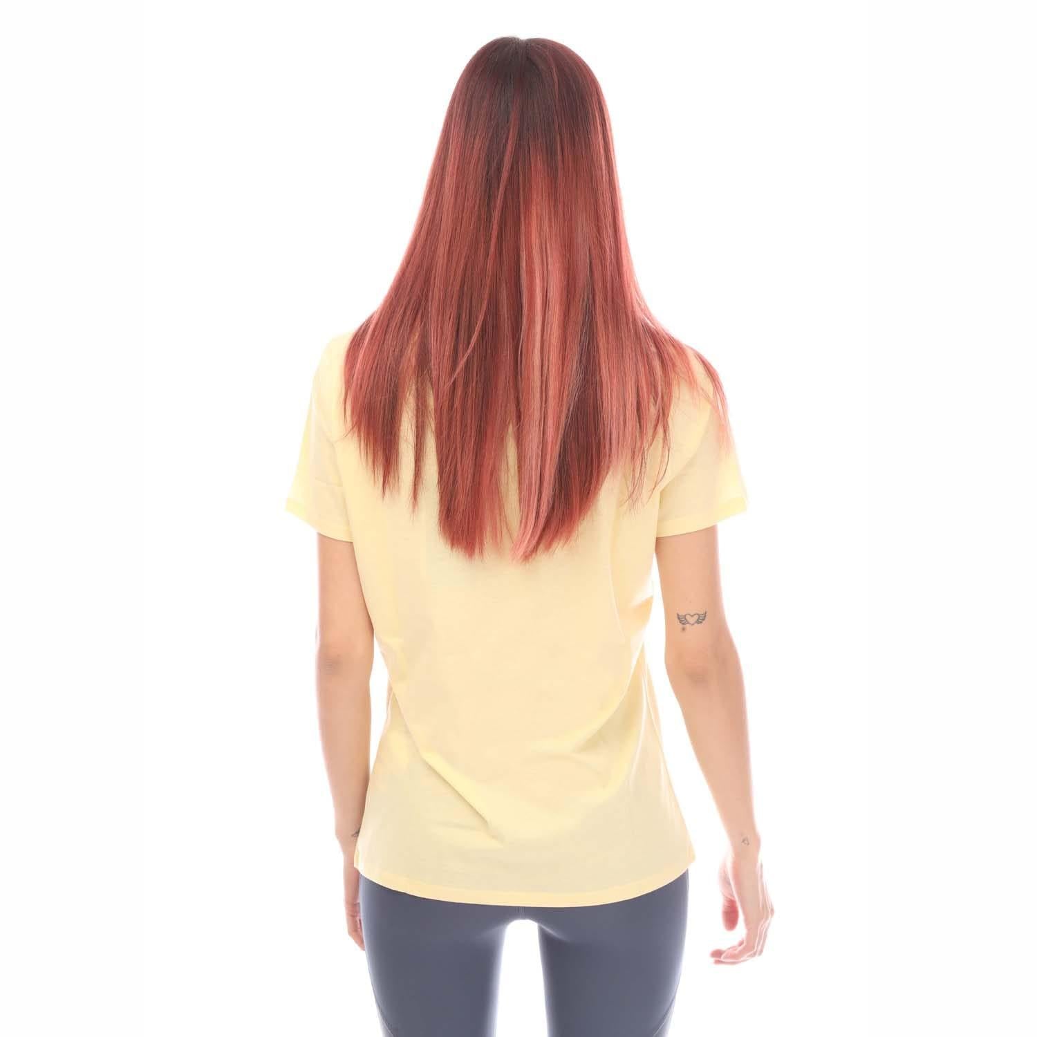 Yellow - Back - Boss Womens-Ladies Cotton Jersey T-Shirt
