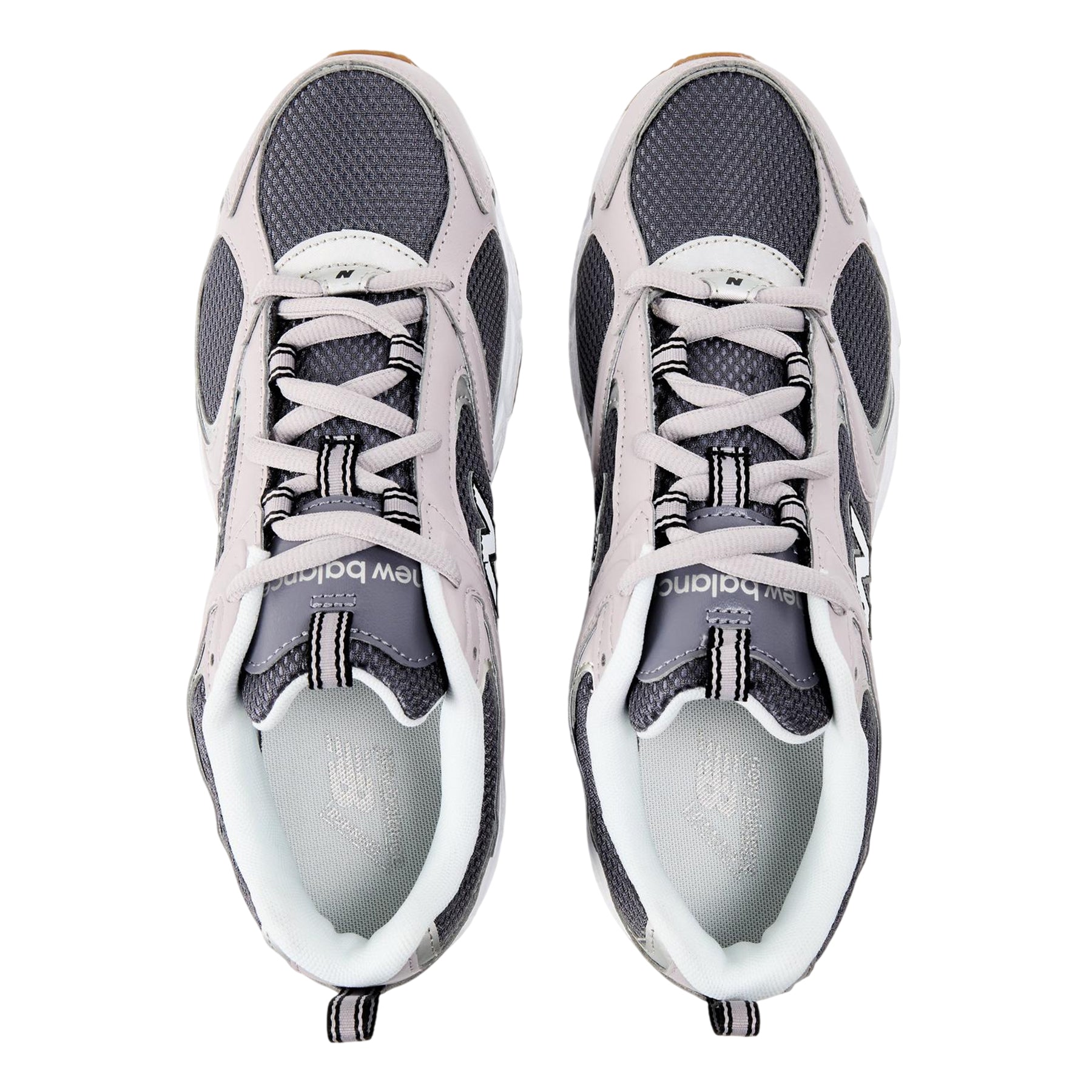 Grey-Taupe - Side - New Balance Mens 408 V1 Low Cut Trainers