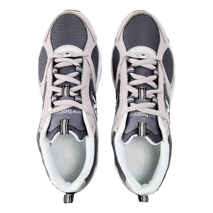 Grey-Taupe - Side - New Balance Mens 408 V1 Low Cut Trainers