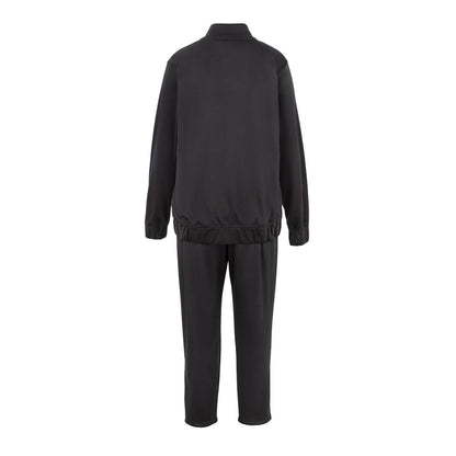 Black - Back - Slazenger Womens-Ladies Embroidered Logo Athletic Tracksuit Set