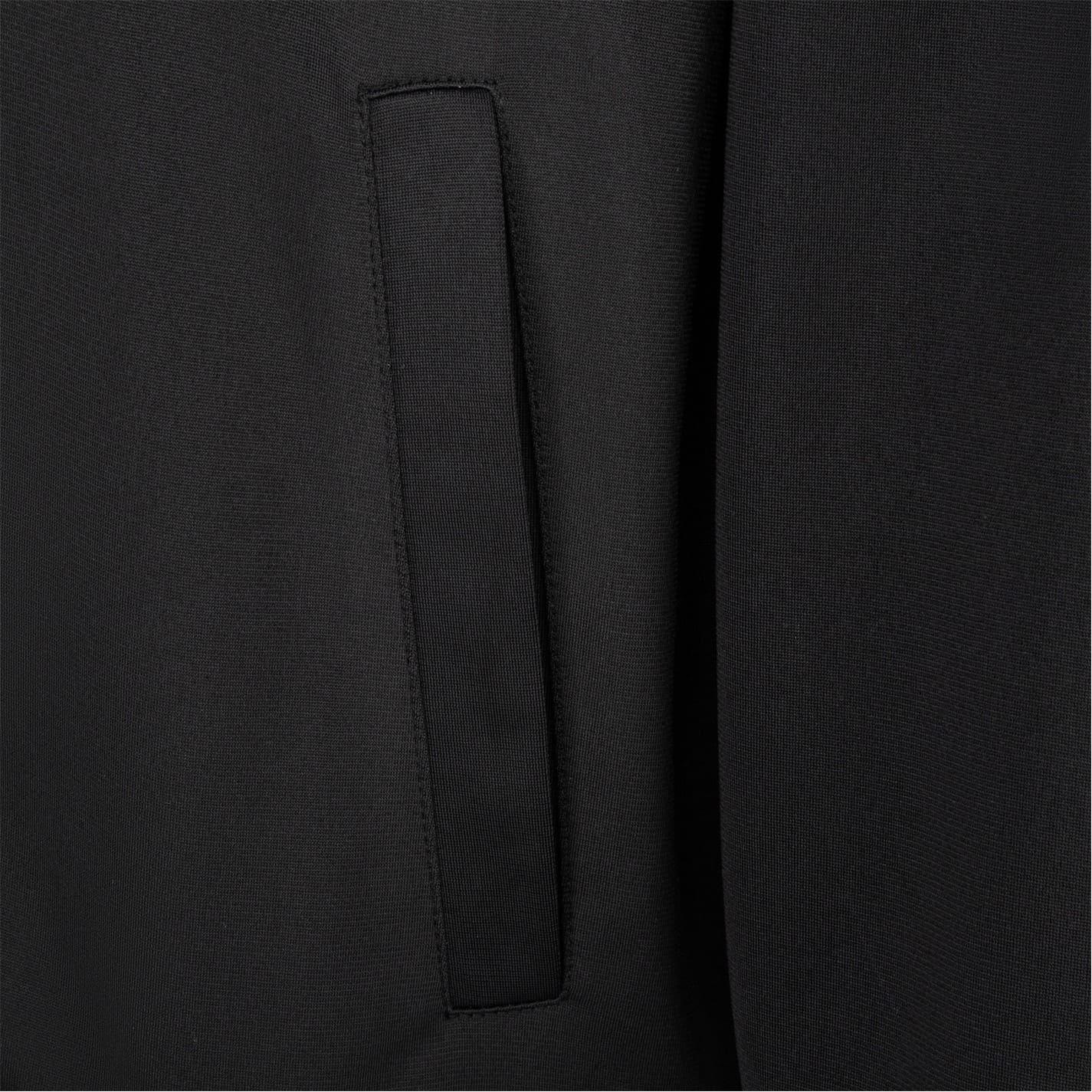 Black - Pack Shot - Slazenger Womens-Ladies Embroidered Logo Athletic Tracksuit Set