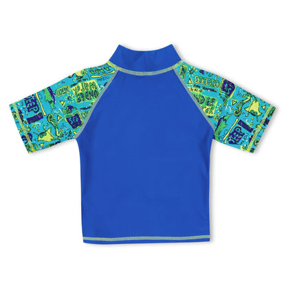 Blue - Back - Zoggs Childrens-Kids Sea Sun Top