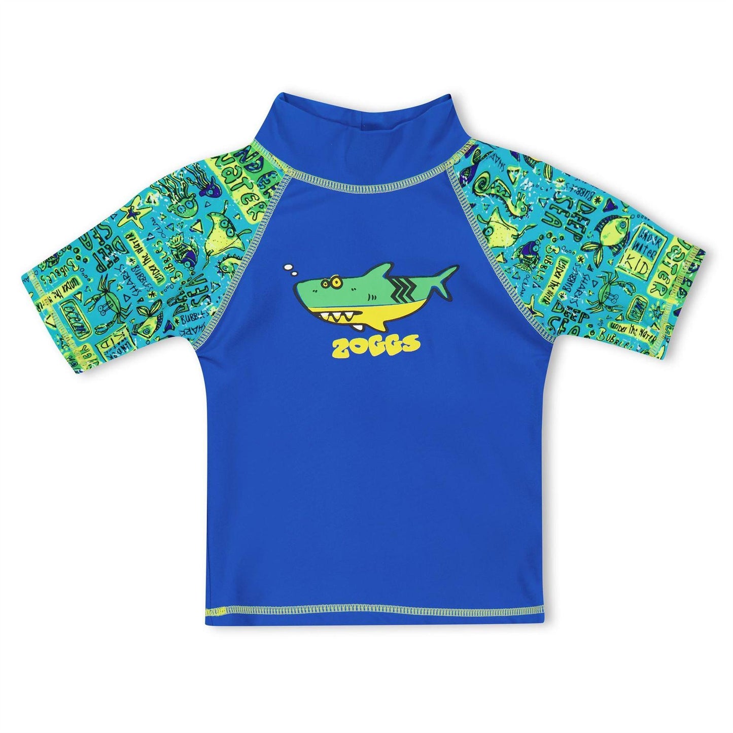 Blue - Front - Zoggs Childrens-Kids Sea Sun Top