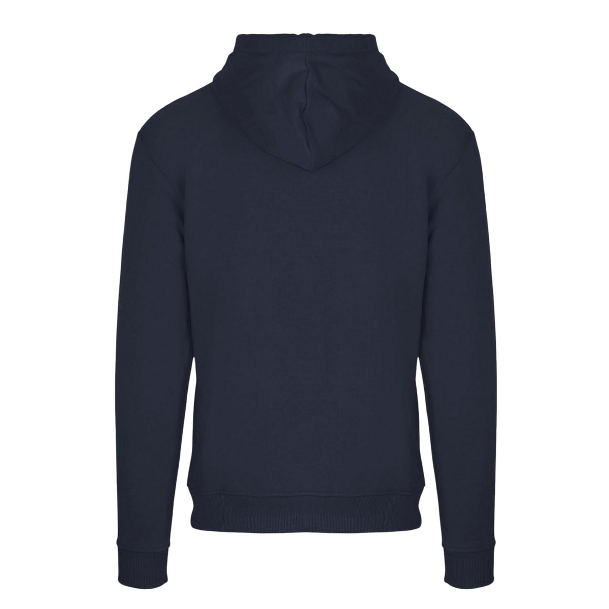 Navy - Back - Aquascutum Mens Logo Hoodie