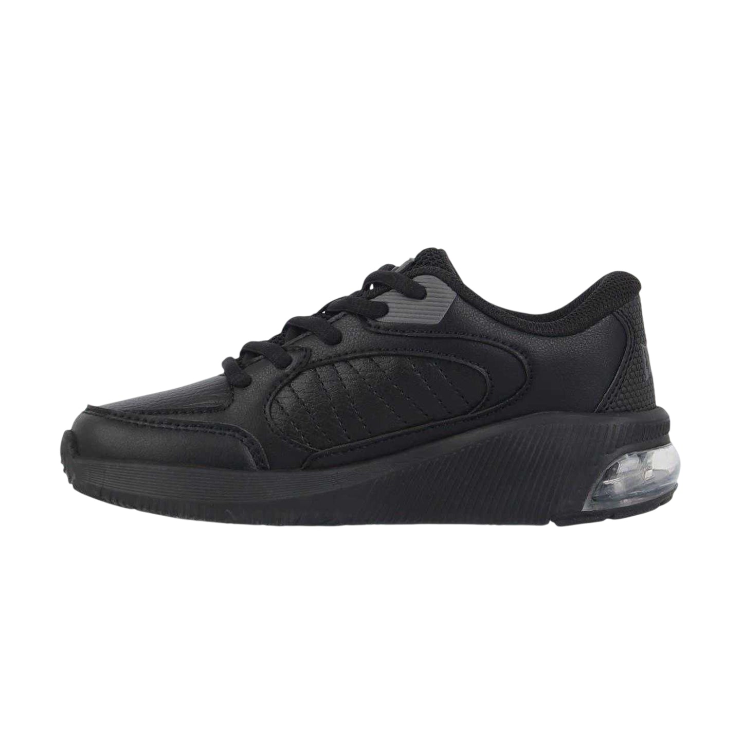 Black - Back - Everlast Childrens-Kids Assist Low Trainers