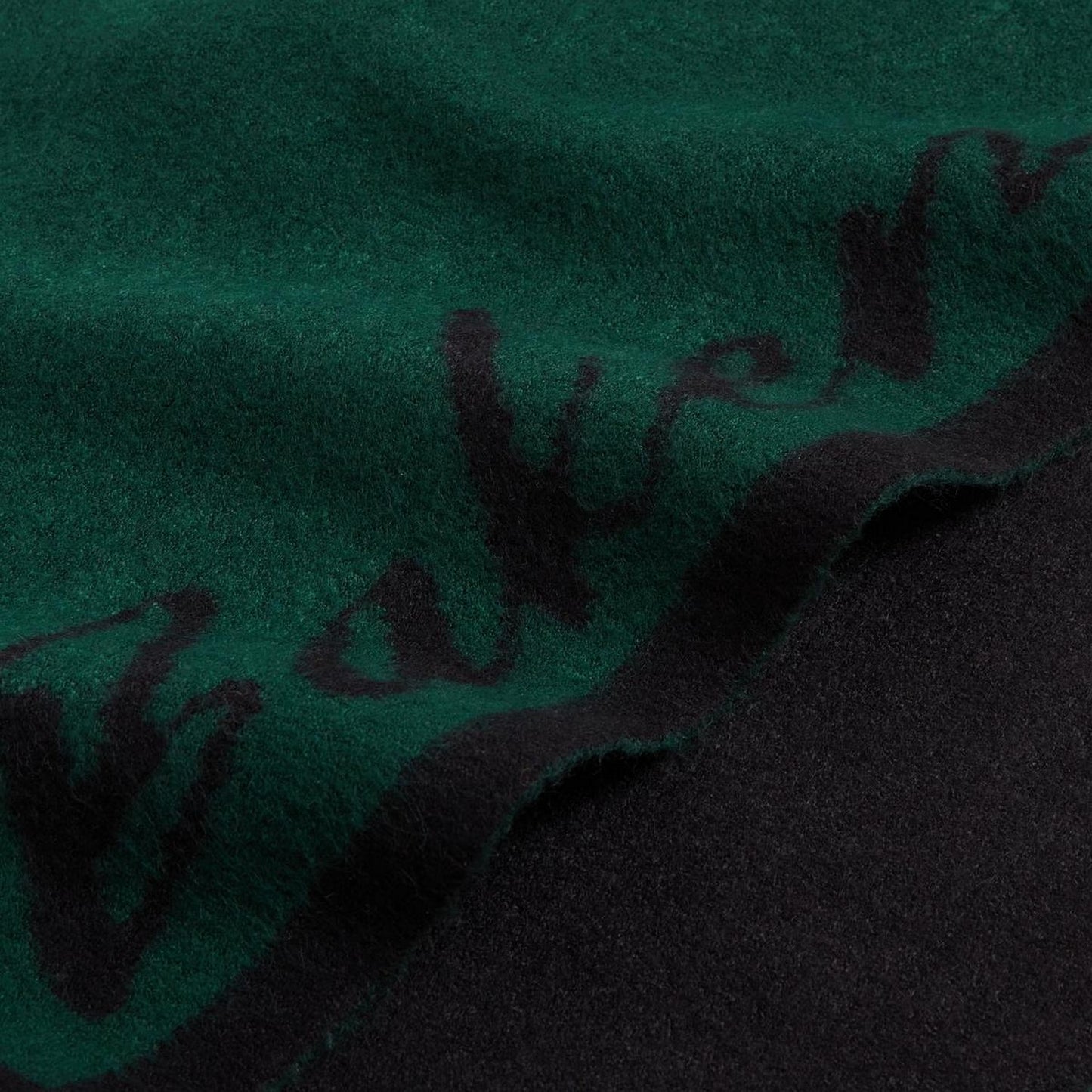 Dark Green - Lifestyle - Ted Baker Lettering Knitted Reversible Scarf
