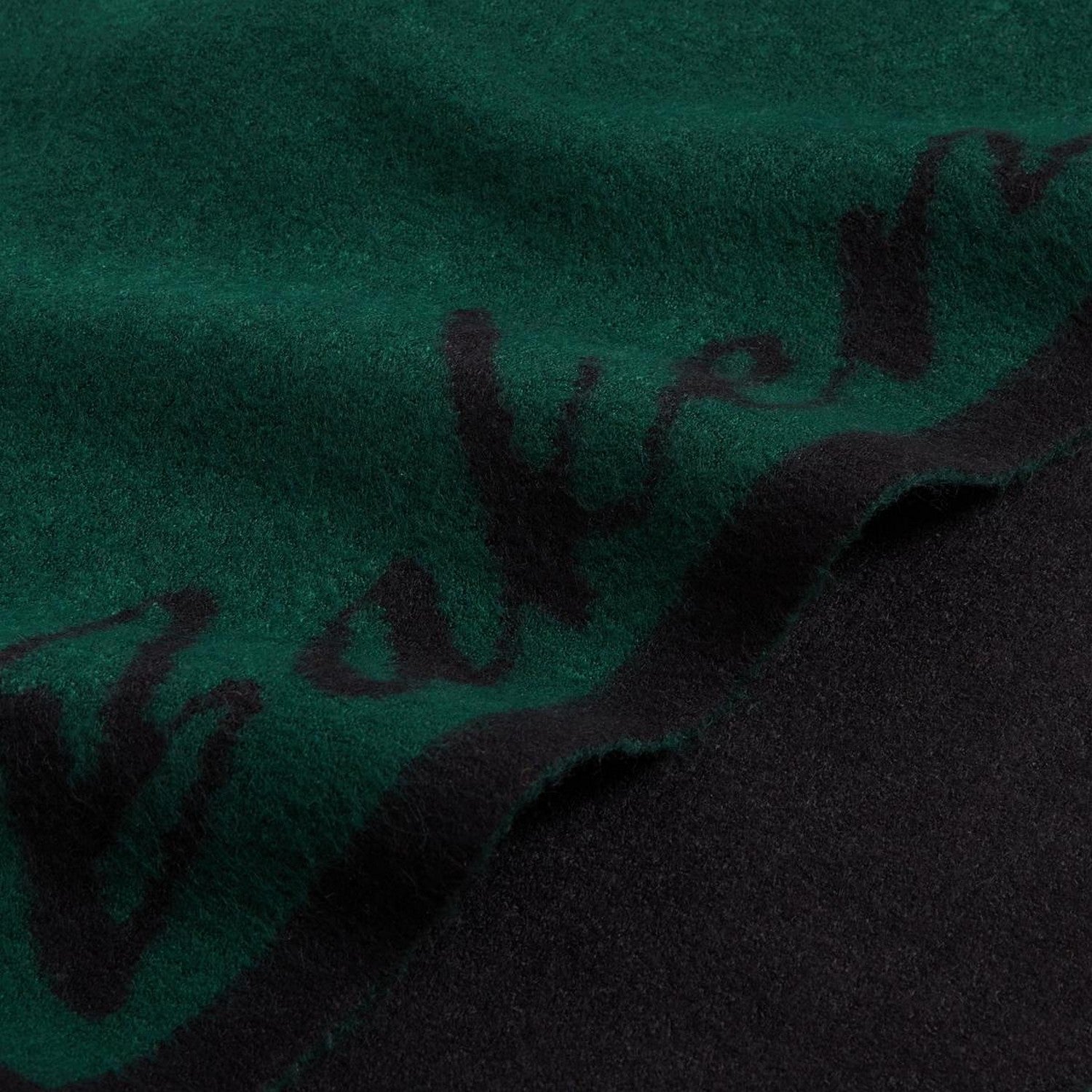 Dark Green - Lifestyle - Ted Baker Lettering Knitted Reversible Scarf
