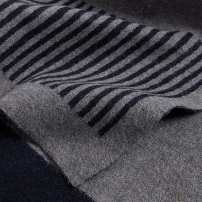 Grey - Lifestyle - Ted Baker Lettering Knitted Reversible Scarf