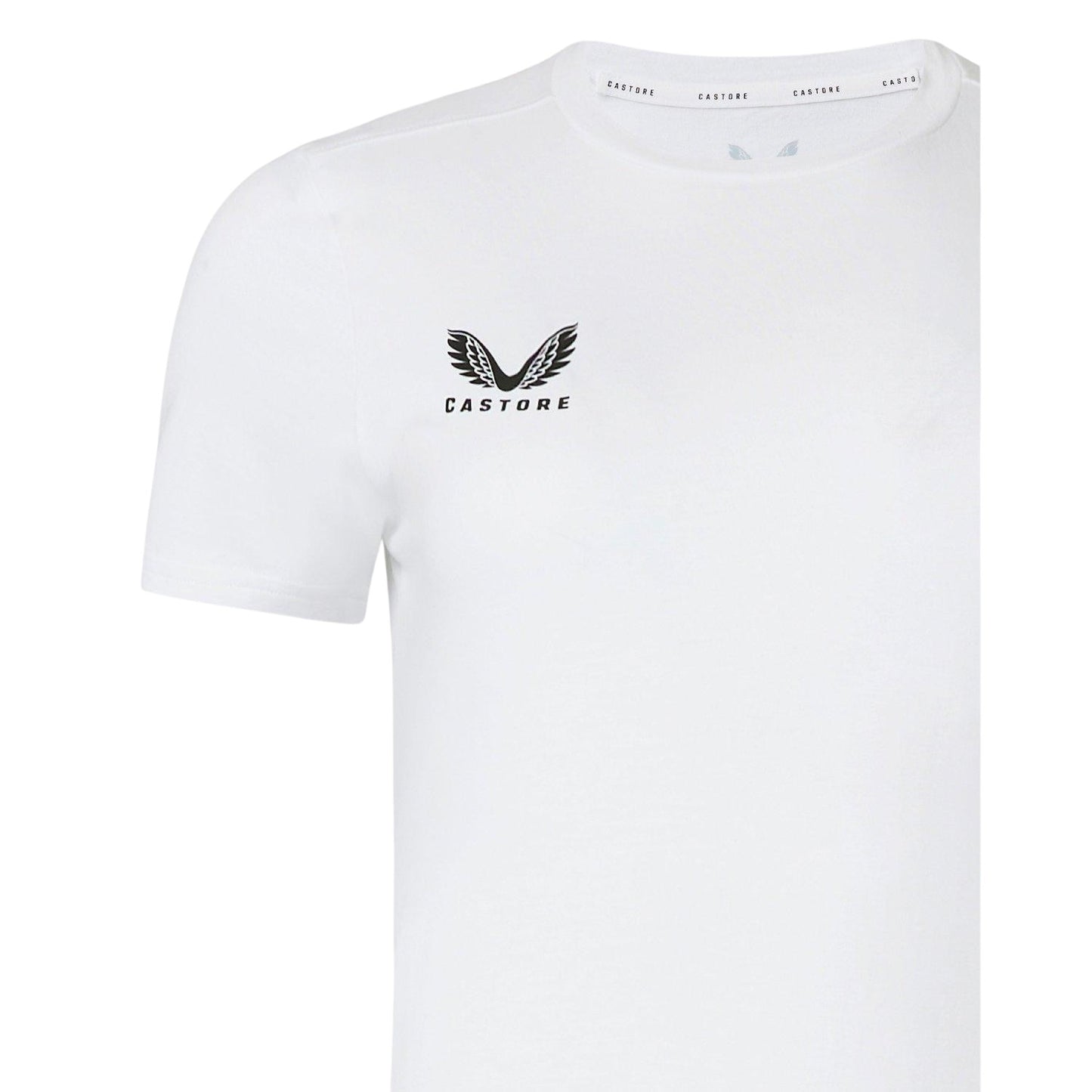 Brilliant White - Side - Castore Womens-Ladies Logo T-Shirt