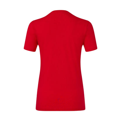 True Red - Back - Castore Womens-Ladies Logo T-Shirt