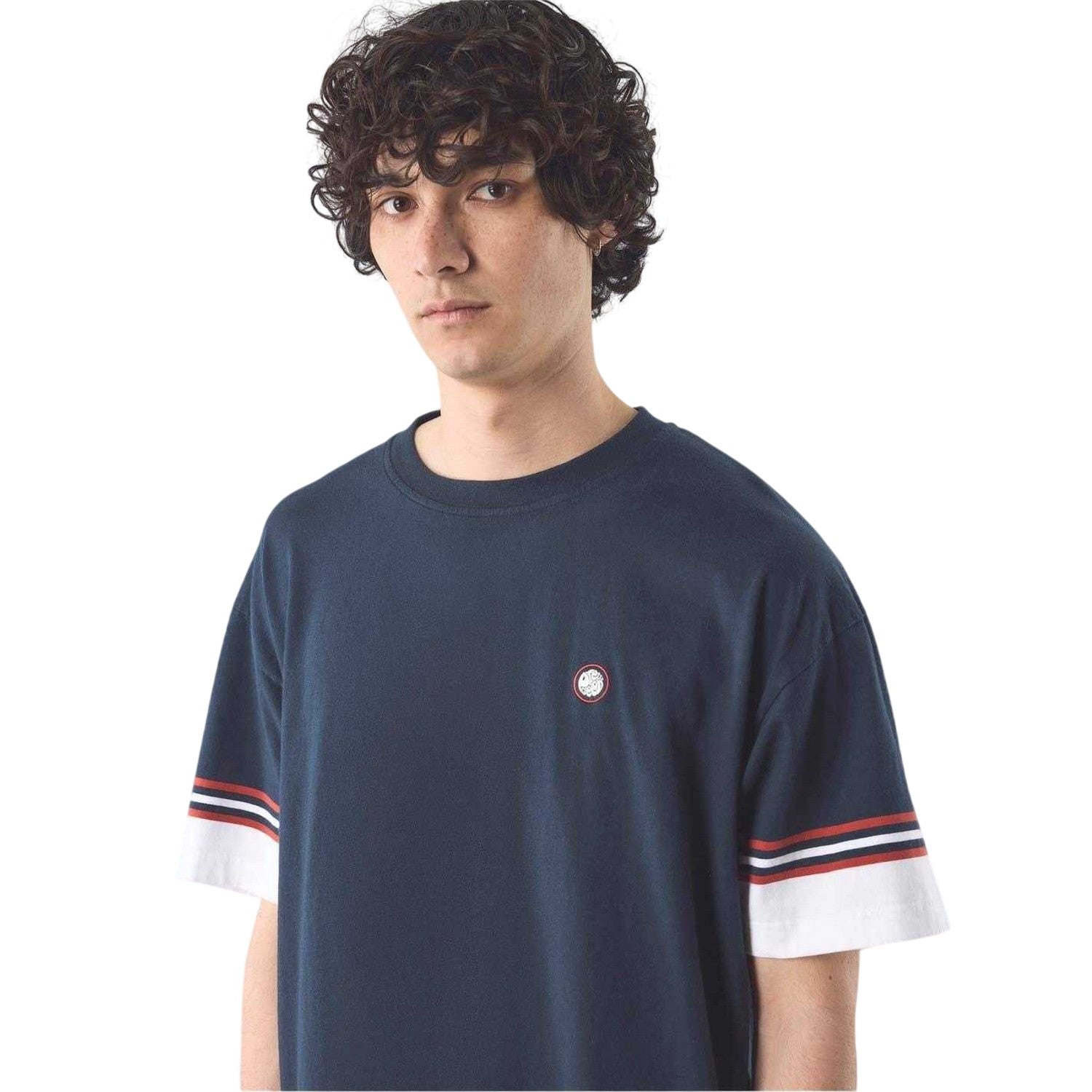 Navy - Lifestyle - Pretty Green Mens Valencia T-Shirt