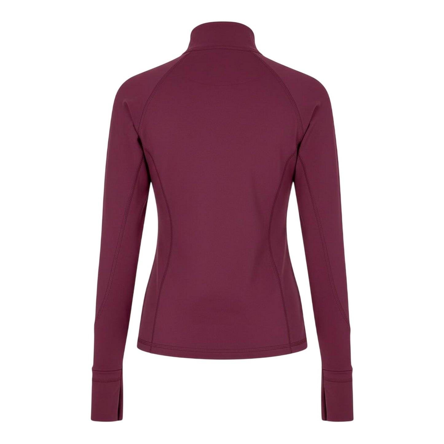 Dark Cherry - Back - USA Pro Womens-Ladies Core Fitness Track Top