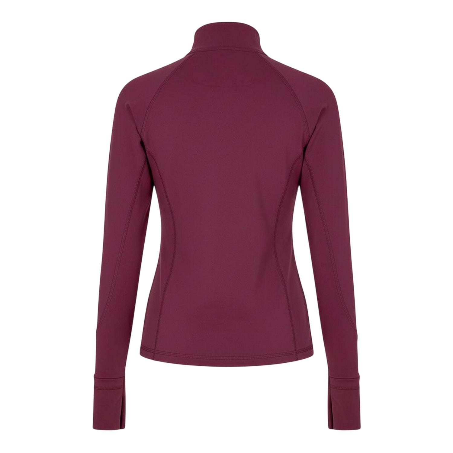 Dark Cherry - Back - USA Pro Womens-Ladies Core Fitness Track Top