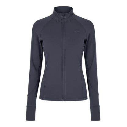 Navy - Front - USA Pro Womens-Ladies Core Fitness Track Top