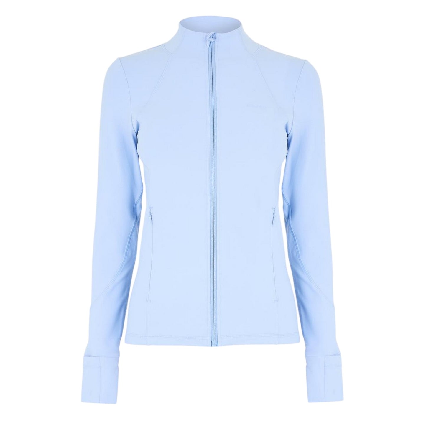 Brunnera Blue - Front - USA Pro Womens-Ladies Core Fitness Track Top