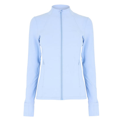 Brunnera Blue - Front - USA Pro Womens-Ladies Core Fitness Track Top