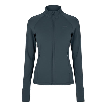 Charcoal - Front - USA Pro Womens-Ladies Core Fitness Track Top