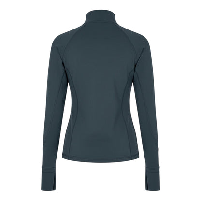 Charcoal - Back - USA Pro Womens-Ladies Core Fitness Track Top