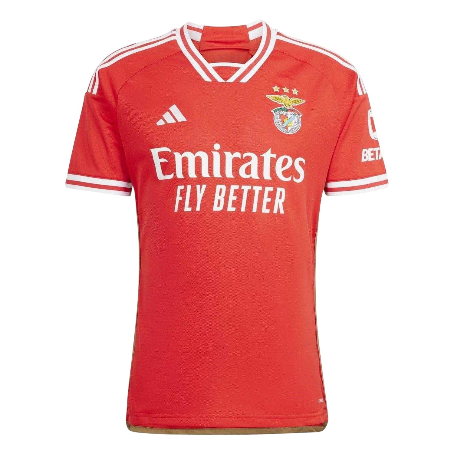 Red - Front - Adidas Mens 23-24 SL Benfica Home Jersey