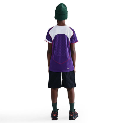 Court Purple - Lifestyle - Nike Childrens-Kids Total 90 Energy Checkered T-Shirt