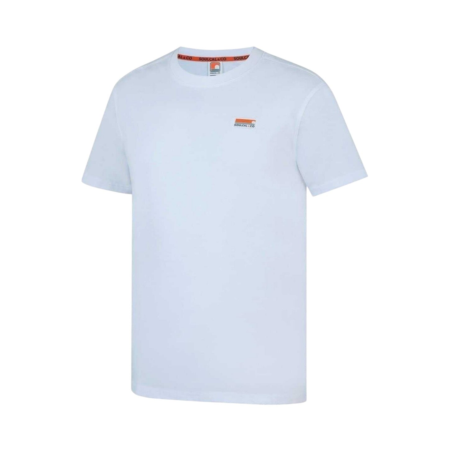 White - Side - SoulCal Mens Signature Regular T-Shirt